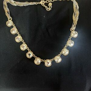 LOFT Gold and Silver Reflective Necklace